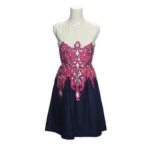 Lilly Pulitzer Dress Size 2‎ Womwens Sleeveless Sheath Cotton Lined